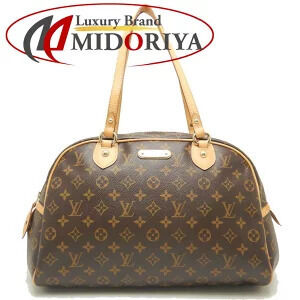 LOUIS VUITTON Monogram Montorgueil Handbag Brown